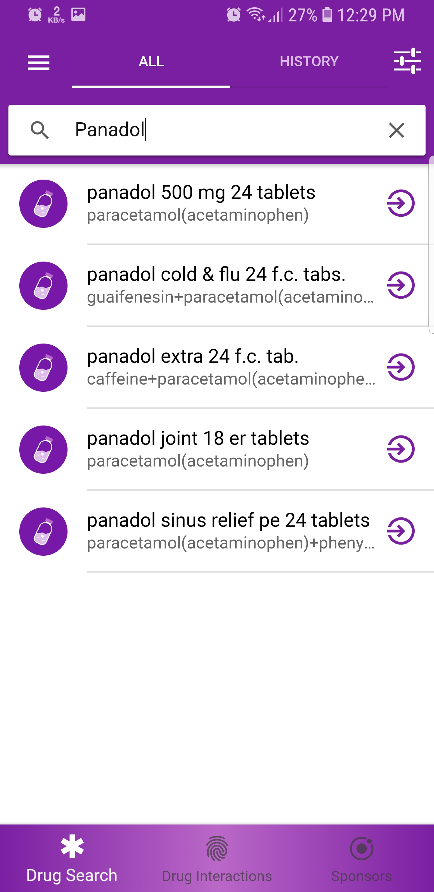 Advanced search filters